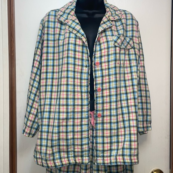 Women’s medium, sleep sense, authentic Portuguese flannel GUC top and bottoms - Picture 3 of 15